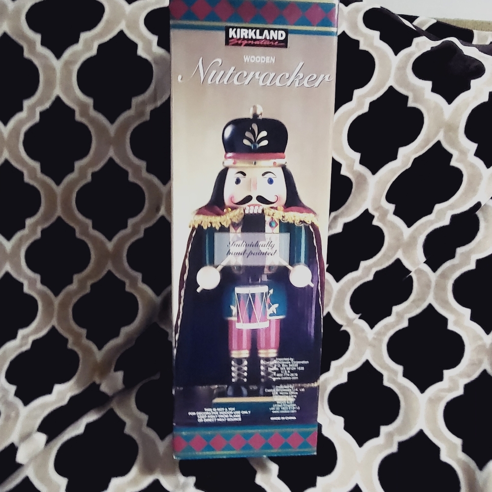 Brand New " Kirkland Signature Nutcracker Drummer Wooden Hand-painted #900849